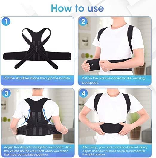 ComfortFlex Adjustable Shoulder & Back Brace