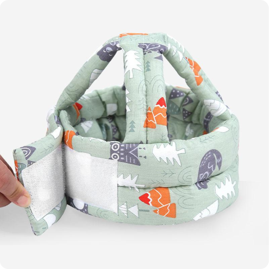 Baby Head Safety Helmet for Crawling Walking Baby Head Protector - Head Protection for Safety 6 Months - 2 Years Soft Cushion Safety Headguard, Toddler Helmets Multi Printed