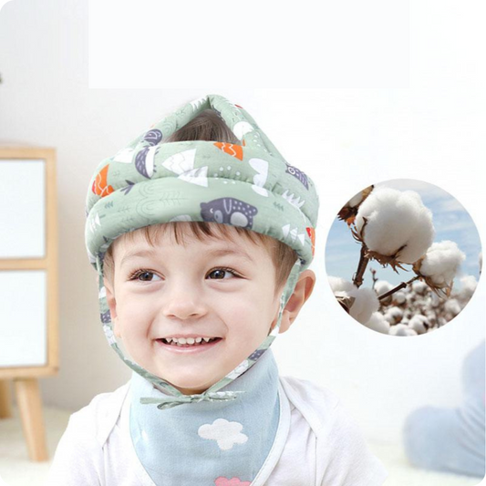 Baby Head Safety Helmet for Crawling Walking Baby Head Protector - Head Protection for Safety 6 Months - 2 Years Soft Cushion Safety Headguard, Toddler Helmets Multi Printed