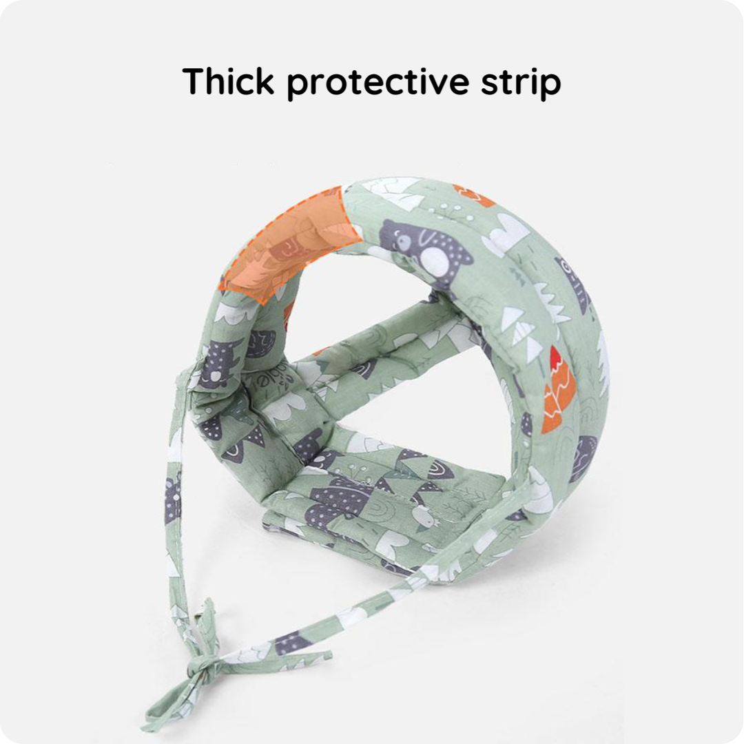 Baby Head Safety Helmet for Crawling Walking Baby Head Protector - Head Protection for Safety 6 Months - 2 Years Soft Cushion Safety Headguard, Toddler Helmets Multi Printed