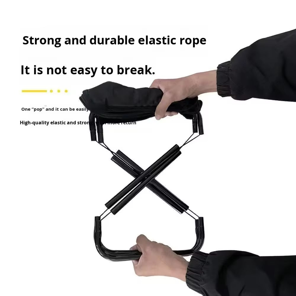 Zippered Foldable Stool for Instant Portable Seating | Compact Folding Stool | Lightweight and Ready Anywhere | Quick Open | Built-In Carry Feature
